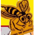 Yellow Jacket Mascot on a Stick